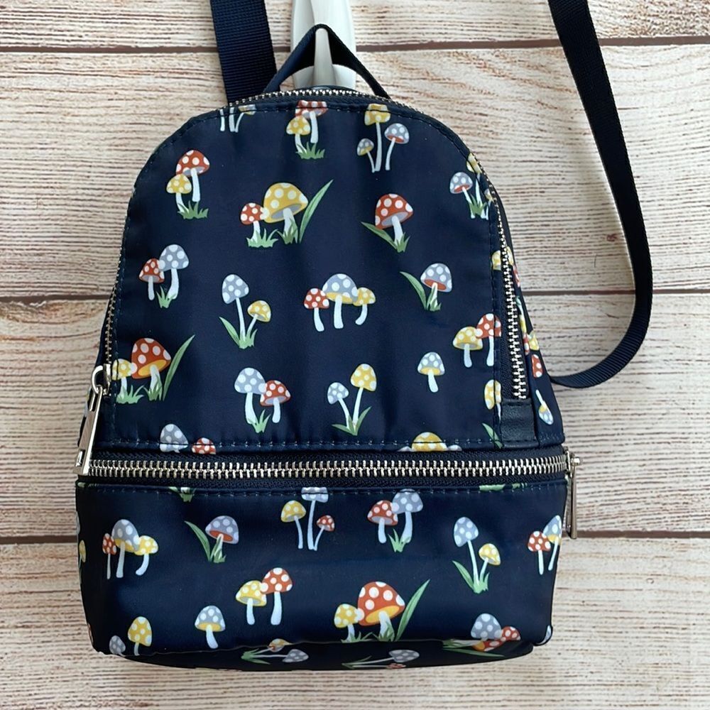 MINI BACKPACK IN MUSHROOM PRINT‎